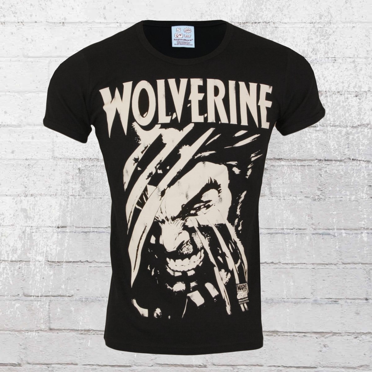 Jetzt bestellen | Logoshirt Herren T-Shirt Marvel Wolverine schwarz