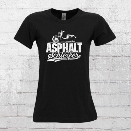 Bordstein Womens T-Shirt Asphaltschleifer black 