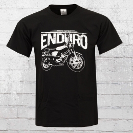 Bordstein Mnner T-Shirt Enduro schwarz M