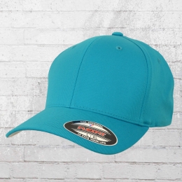 Flexfit Hat Blanko Cap turquoise ocean blue XS/S