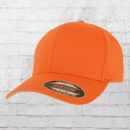 Flexfit Cap Blanko Baseball Hat Classic orange S/M
