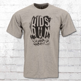 Kidsrun Sonder Edition Herren T-Shirt grau meliert M