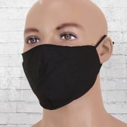 Viper Baumwoll Maske Mund-Nasen-Schutz verstellbar schwarz 