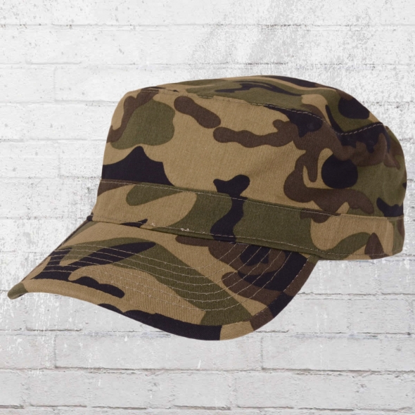 Beechfield Military Curved Army Hat Military woodland camo 