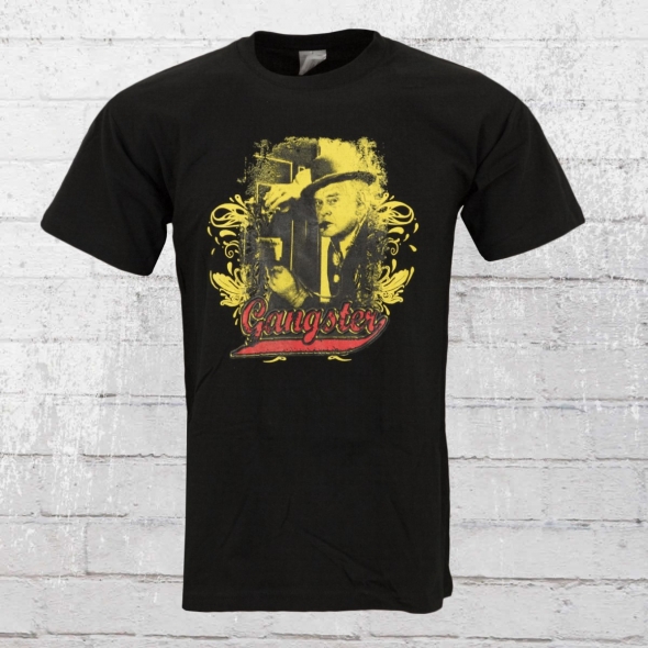 Funshirt Mens T-Shirt Egon Gangster black 3XL