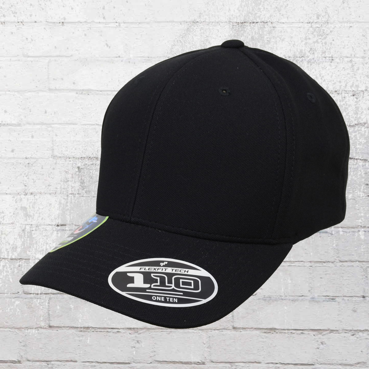 Order now | Flexfit Snapback Cap 110 Cool and Dry Mini Pique black