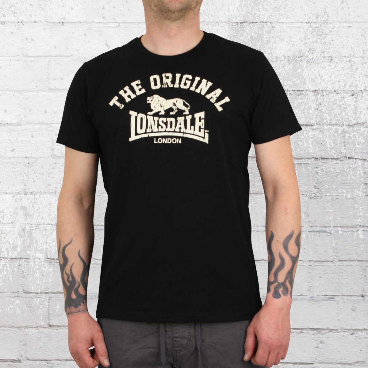 waarschijnlijkheid Aankoop schommel Order now | Lonsdale London Male T-Shirt Original black